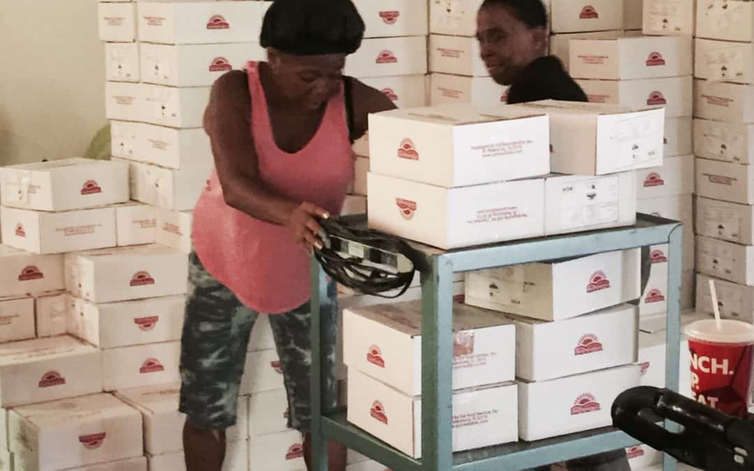 St. Mary’s Help Distribute Food Boxes After Irma