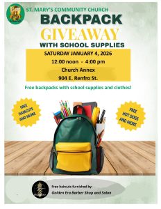 Backpack & Clothes Giveaway